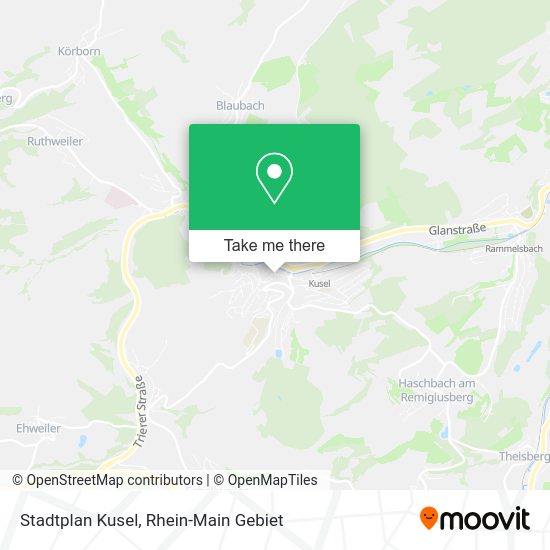 Карта Stadtplan Kusel