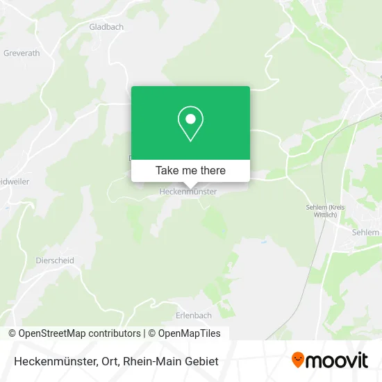 Карта Heckenmünster, Ort