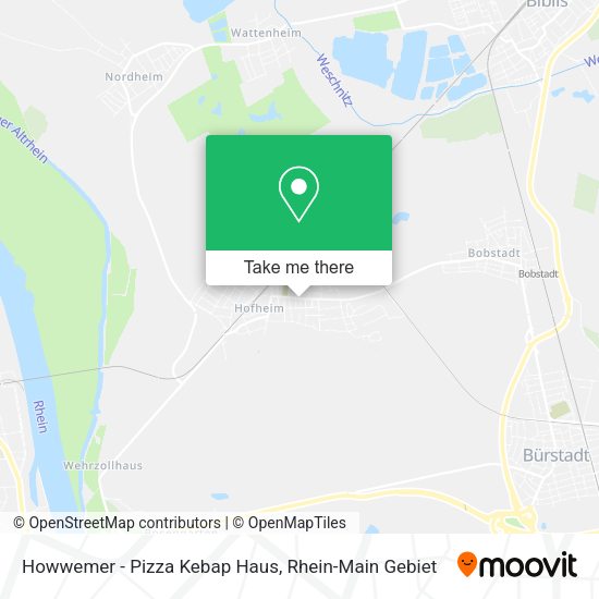 Карта Howwemer - Pizza Kebap Haus