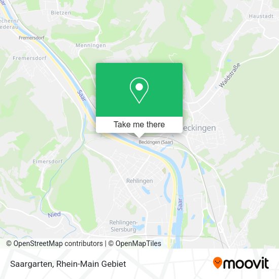 Карта Saargarten