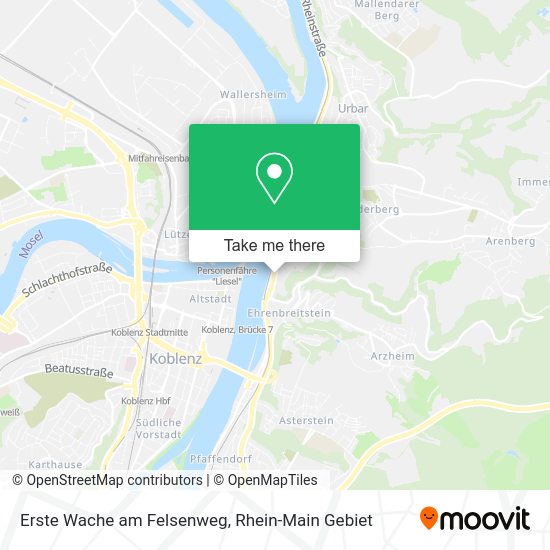 Карта Erste Wache am Felsenweg