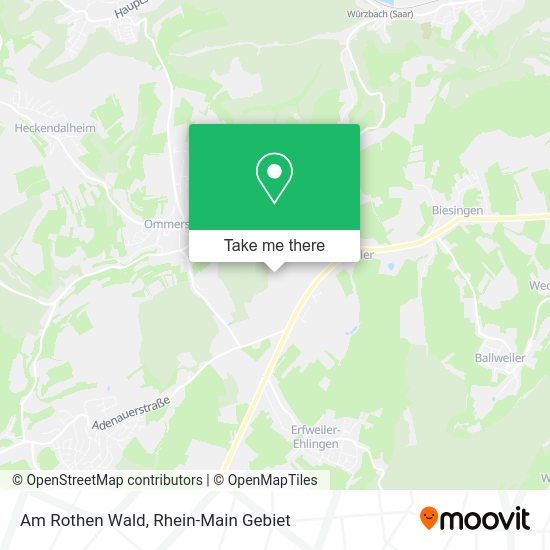 Карта Am Rothen Wald