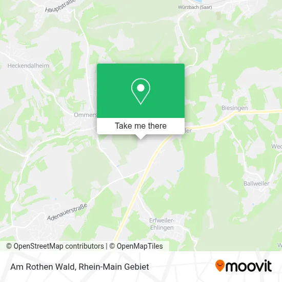 Am Rothen Wald map