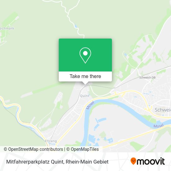 Карта Mitfahrerparkplatz Quint