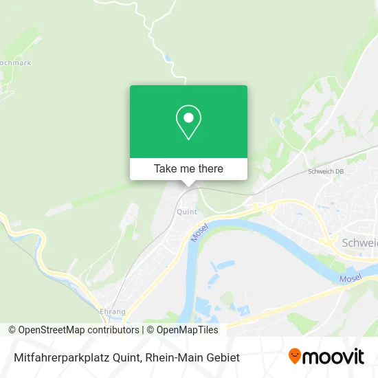 Карта Mitfahrerparkplatz Quint