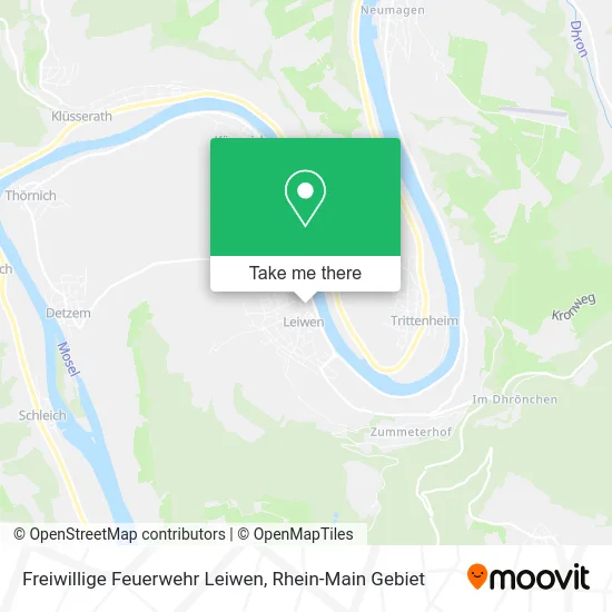 Карта Freiwillige Feuerwehr Leiwen
