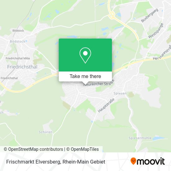 Карта Frischmarkt Elversberg