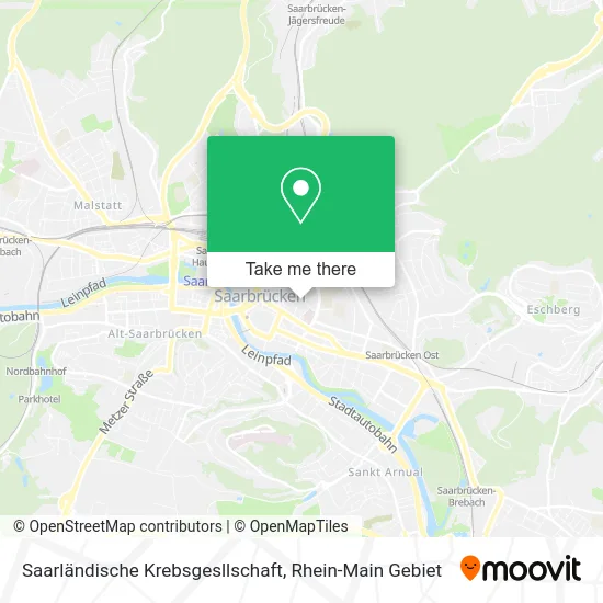 Карта Saarländische Krebsgesllschaft