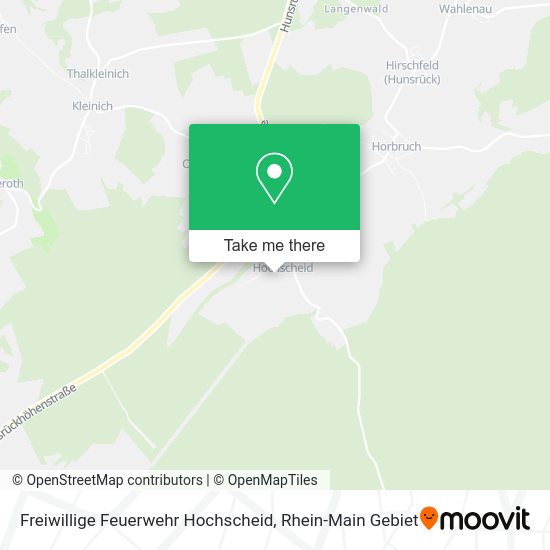 Карта Freiwillige Feuerwehr Hochscheid