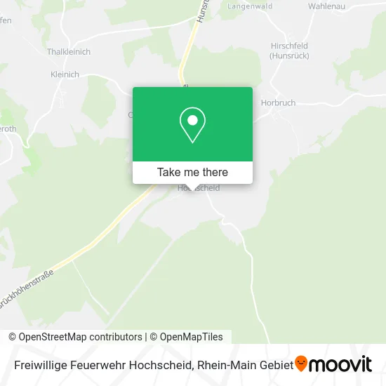 Карта Freiwillige Feuerwehr Hochscheid