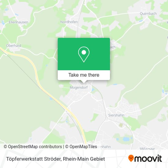 Карта Töpferwerkstatt Ströder