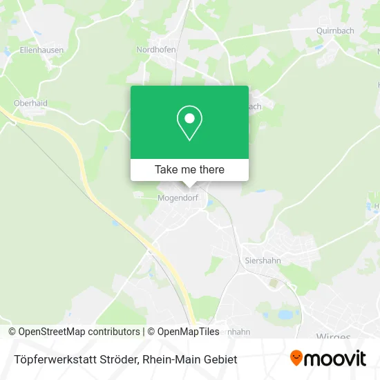 Карта Töpferwerkstatt Ströder