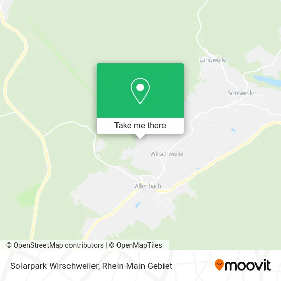 Solarpark Wirschweiler map