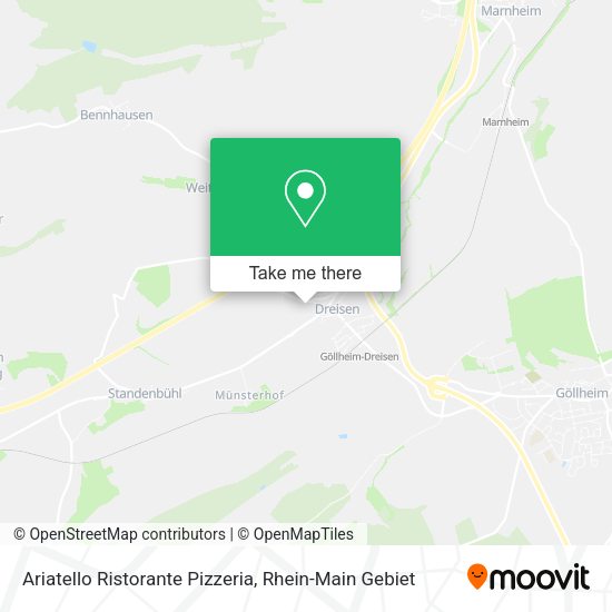 Карта Ariatello Ristorante Pizzeria