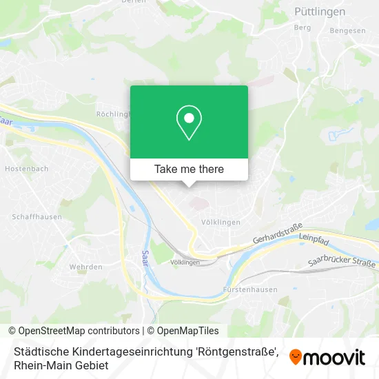 Карта Städtische Kindertageseinrichtung 'Röntgenstraße'