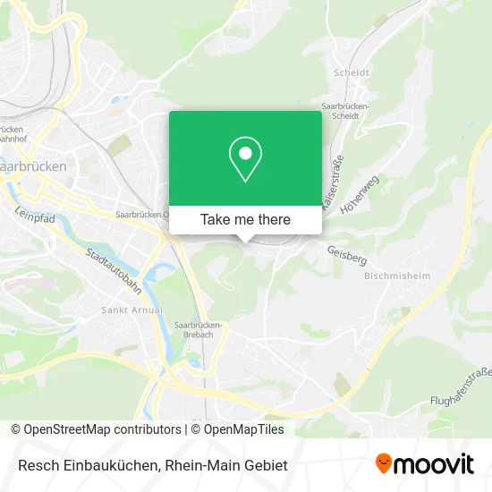 Карта Resch Einbauküchen