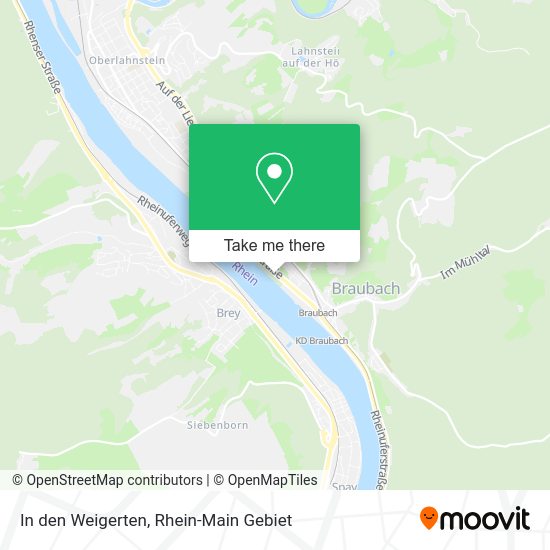 Карта In den Weigerten