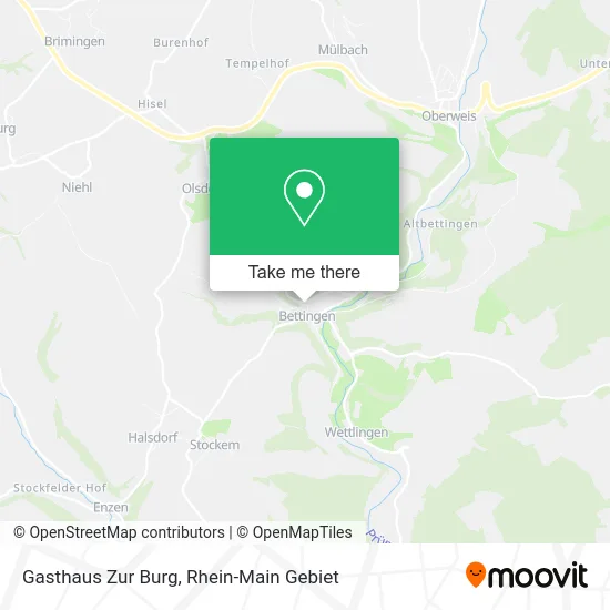 Карта Gasthaus Zur Burg