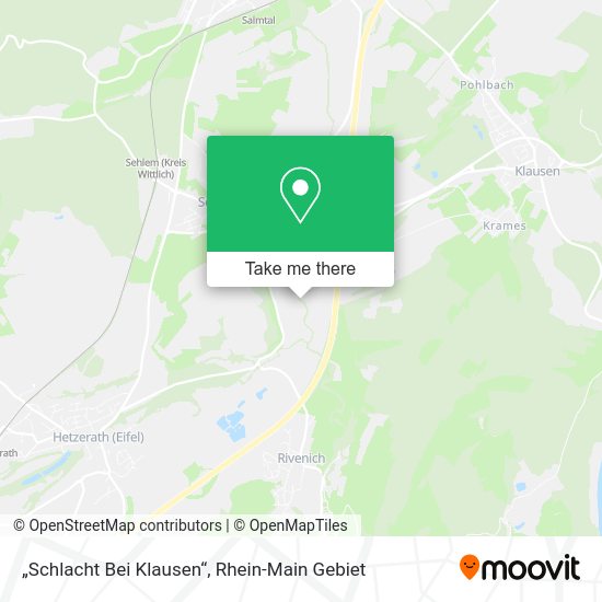 Карта „Schlacht Bei Klausen“