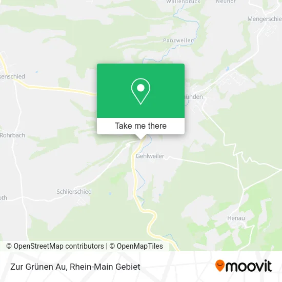 Карта Zur Grünen Au