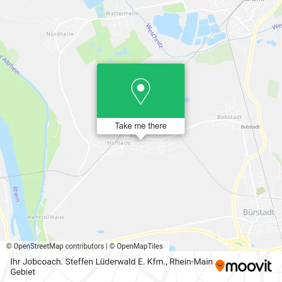 Карта Ihr Jobcoach. Steffen Lüderwald E. Kfm.