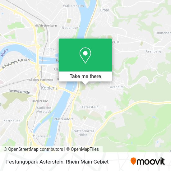 Festungspark Asterstein map