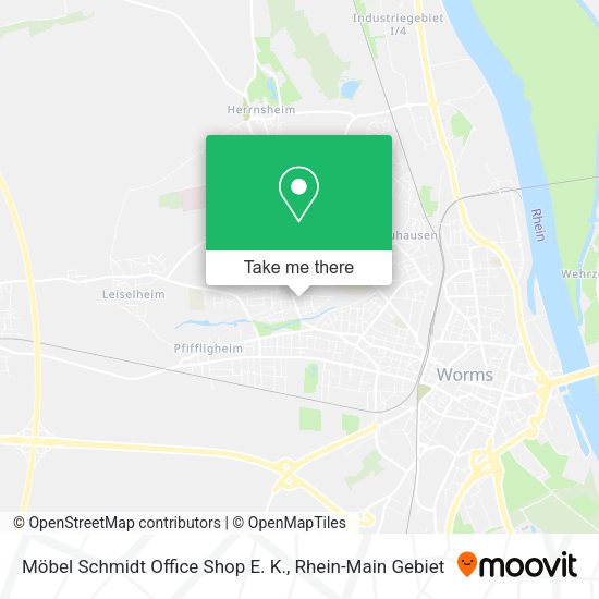 Карта Möbel Schmidt Office Shop E. K.