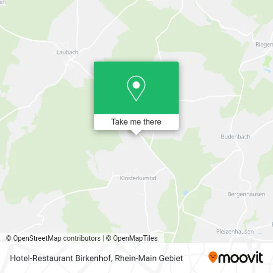 Карта Hotel-Restaurant Birkenhof
