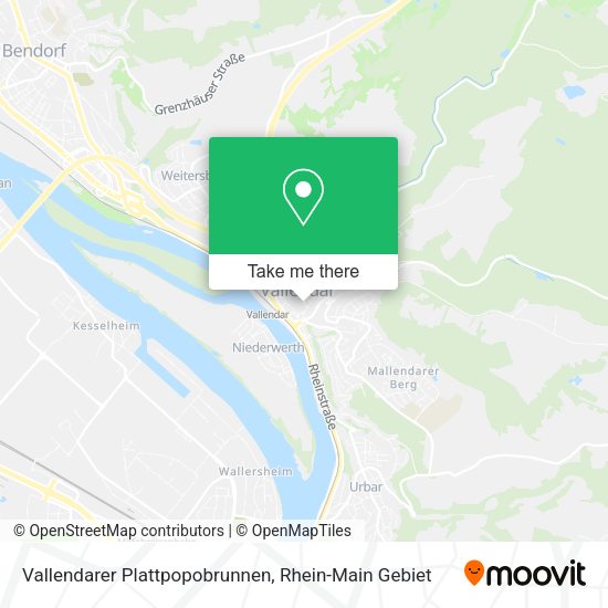 Карта Vallendarer Plattpopobrunnen
