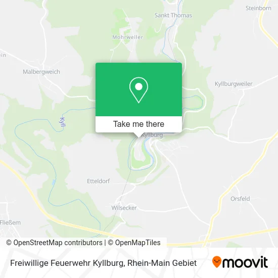 Карта Freiwillige Feuerwehr Kyllburg