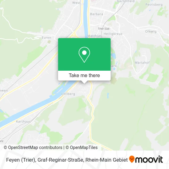 Карта Feyen (Trier), Graf-Reginar-Straße