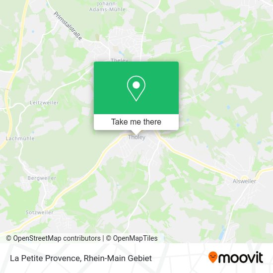 Карта La Petite Provence
