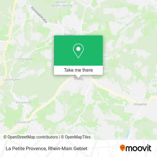 Карта La Petite Provence