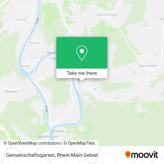 Карта Gemeinschaftsgarten