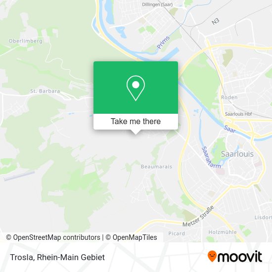 Карта Trosla
