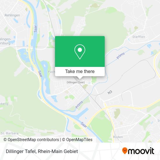 Карта Dillinger Tafel
