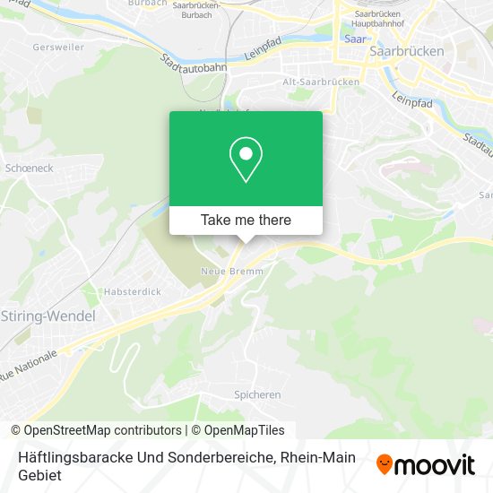 Карта Häftlingsbaracke Und Sonderbereiche