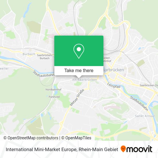 Карта International Mini-Market Europe