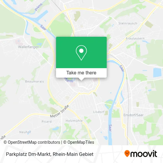 Карта Parkplatz Dm-Markt
