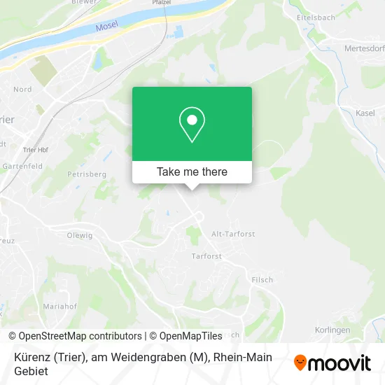 Карта Kürenz (Trier), am Weidengraben (M)