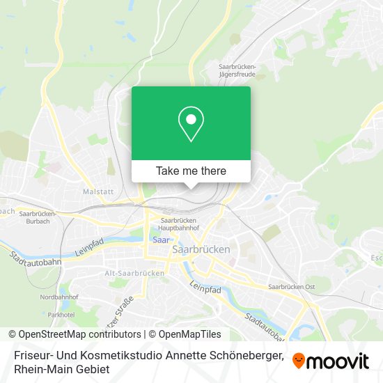 Карта Friseur- Und Kosmetikstudio Annette Schöneberger