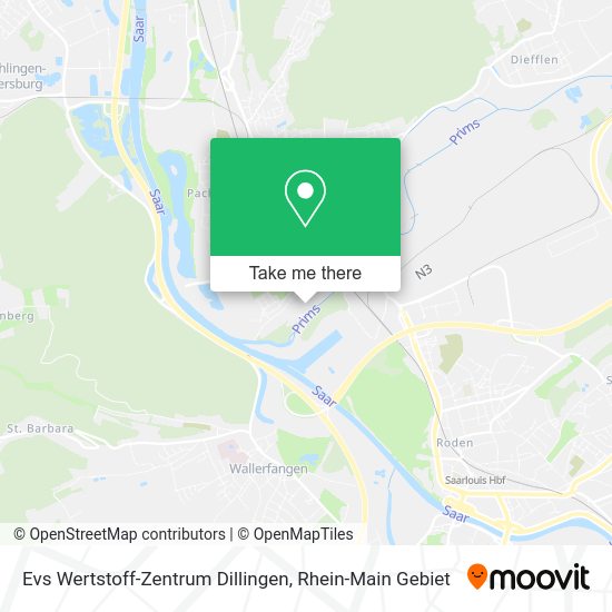 Карта Evs Wertstoff-Zentrum Dillingen