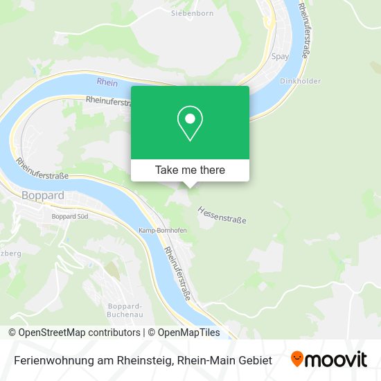 Карта Ferienwohnung am Rheinsteig