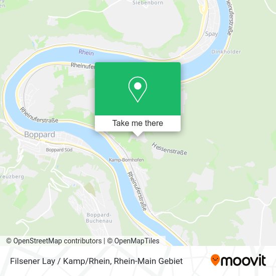 Карта Filsener Lay / Kamp/Rhein