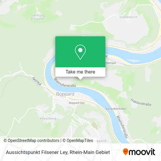 Карта Aussichtspunkt Filsener Ley