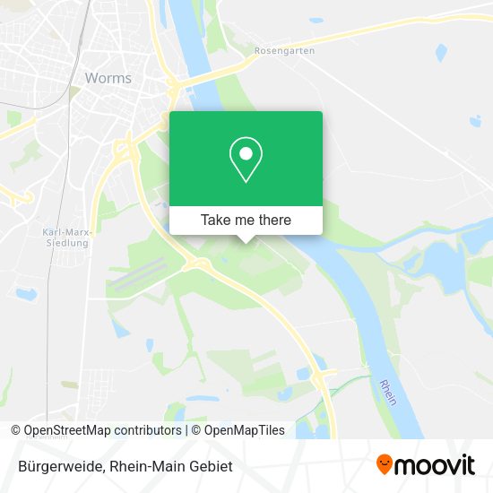 Карта Bürgerweide