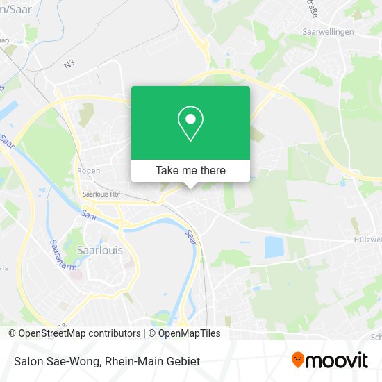 Карта Salon Sae-Wong