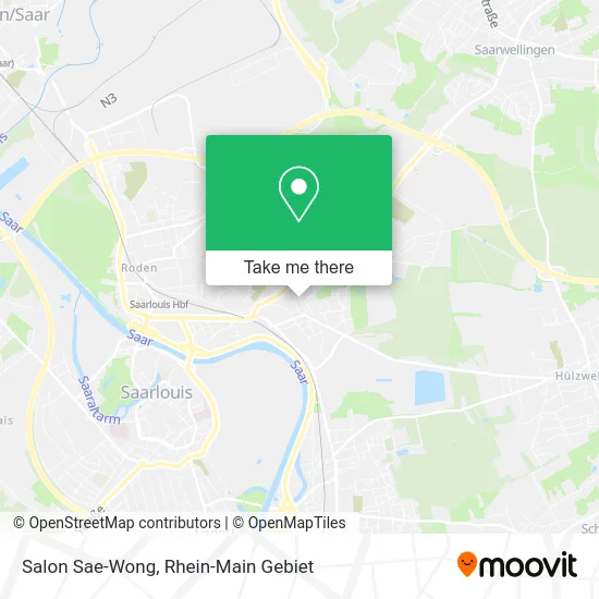 Карта Salon Sae-Wong