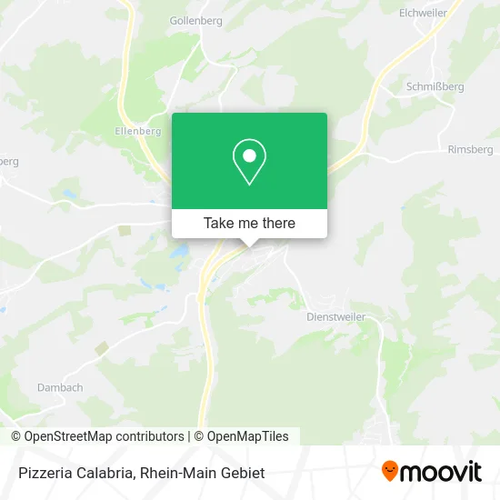 Карта Pizzeria Calabria