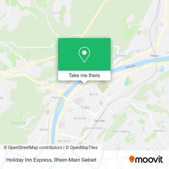 Карта Holiday Inn Express